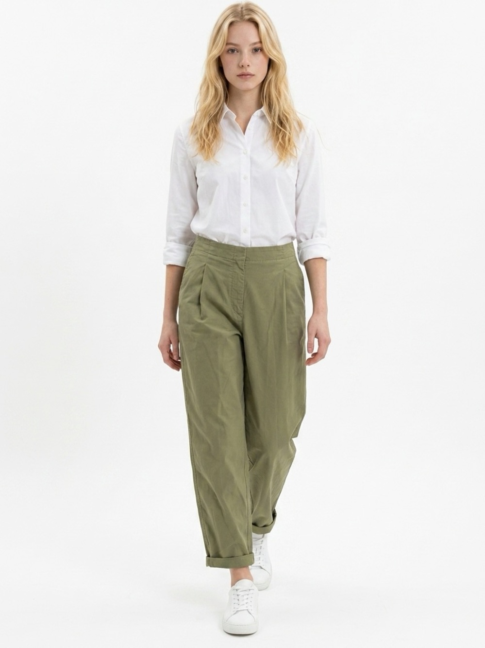 Aritzia Wilfred Free Olive Cargo Pants | US 6 | High rise Utility | Sage green